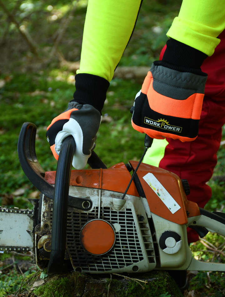 SCHEIBLER Schnittschutzhandschuh aus Ziegenleder EN ISO 11393-4